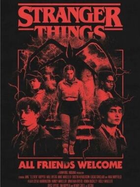 Stranger Things 5 Poster Aprox Size 24x36 Inches Only